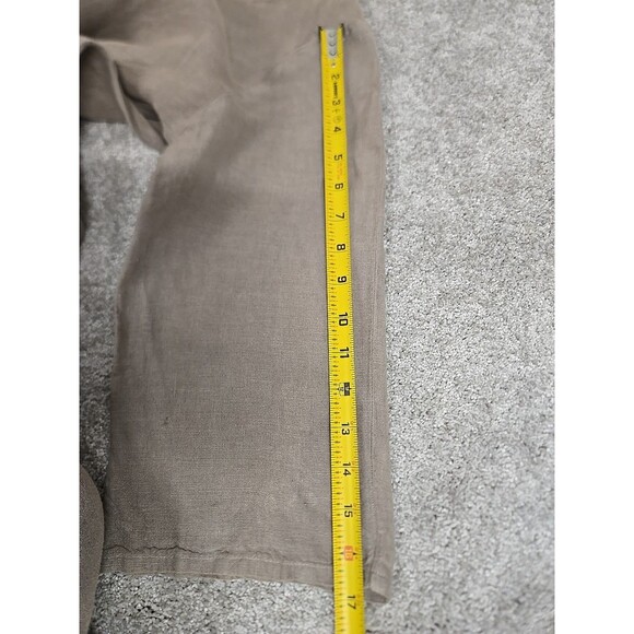 LA BOTTEGA DI BRUNELLA Italy Linen Midi Dress Latte Beige Women’s ONE Size -S-L - Picture 8 of 10